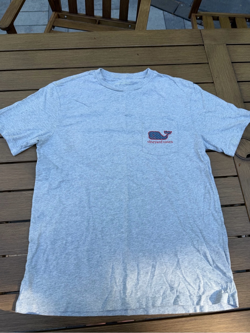 Vinyard Vines Patriot Whale Pocket T-shirt!